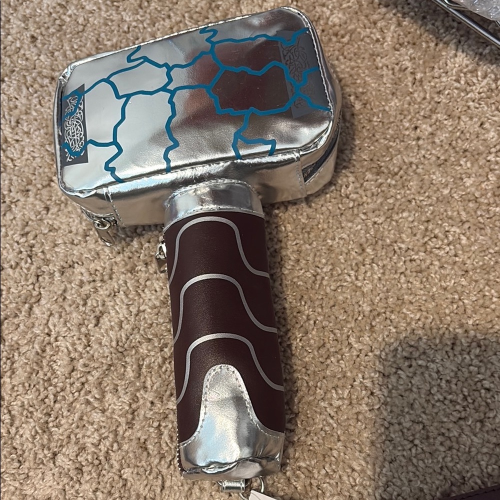 Disney Silver and Brown Hammer Clutch